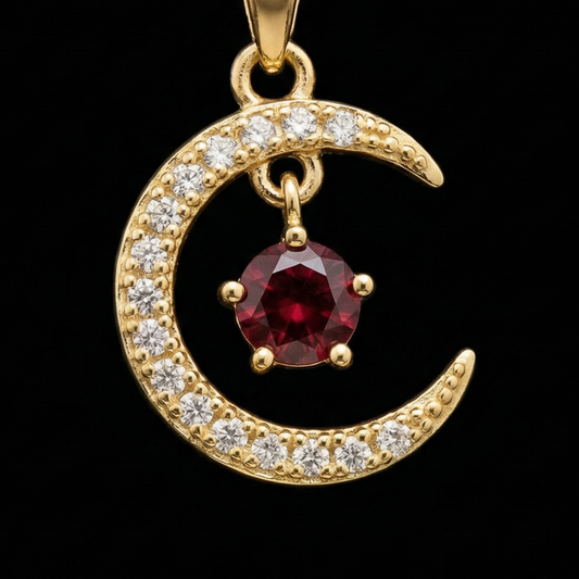 Moonstone Ember (Red) - Soulful Orbits